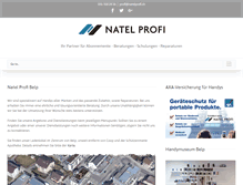 Tablet Screenshot of natelprofi.ch